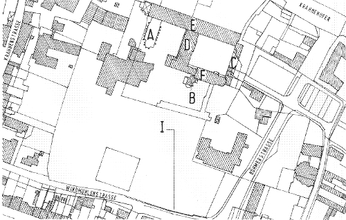 St. Irminen, Kloster, Lageplan [Trier 124]